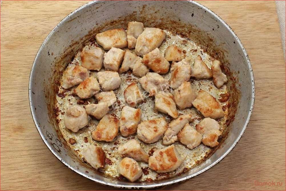 (курица, ананасами, вкусное, простое, блюдо) Курица с ананасами — вкусное и простое блюдо, которое можно приготовить на сковороде за несколько минут