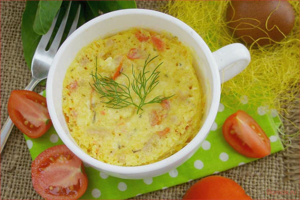 Как приготовить вкусный омлет в микроволновке за 5 минут