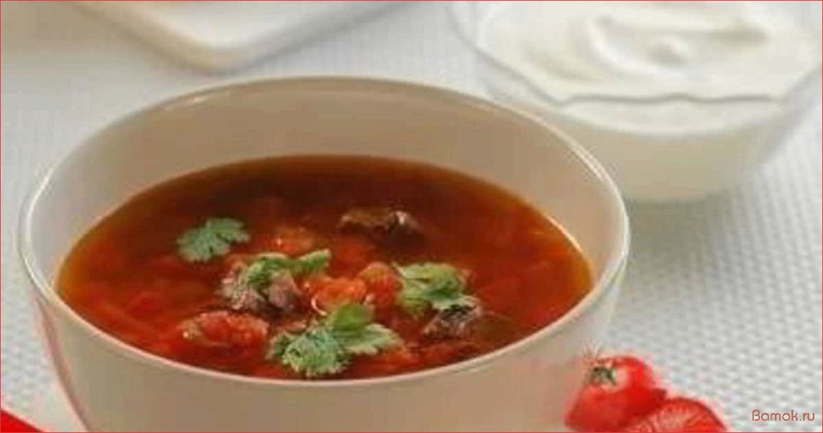 Вкусный и ароматный томатный суп с хрустящими чесночными гренками — рецепт и секреты приготовления