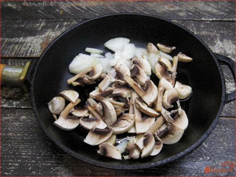 (куриная, пиката, грибами, рецепт, классического) Куриная пиката с грибами — рецепт классического блюда с нежным мясом и ароматными грибами