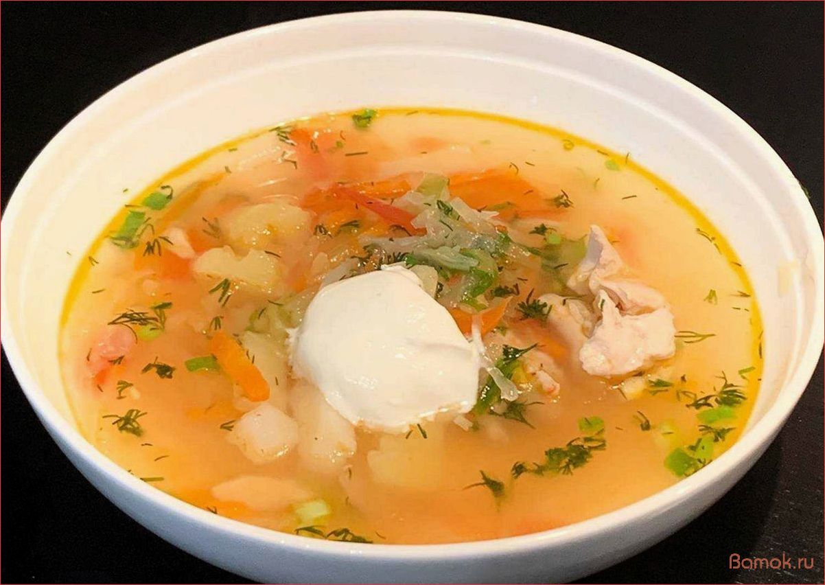 (квашеной, капустой, курицей, рецепт, вкусного) Суп с квашеной капустой и курицей — рецепт вкусного и питательного блюда для всей семьи
