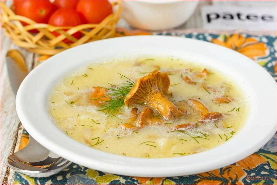(приготовление, вкусного, ароматного, деревенского, супа) Приготовление вкусного и ароматного деревенского супа с свежими лисичками