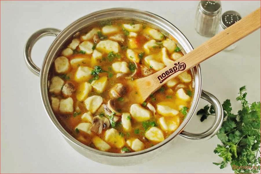 (приготовить, вкусные, нежные, галушки, супа) Как приготовить вкусные и нежные галушки для супа в домашних условиях