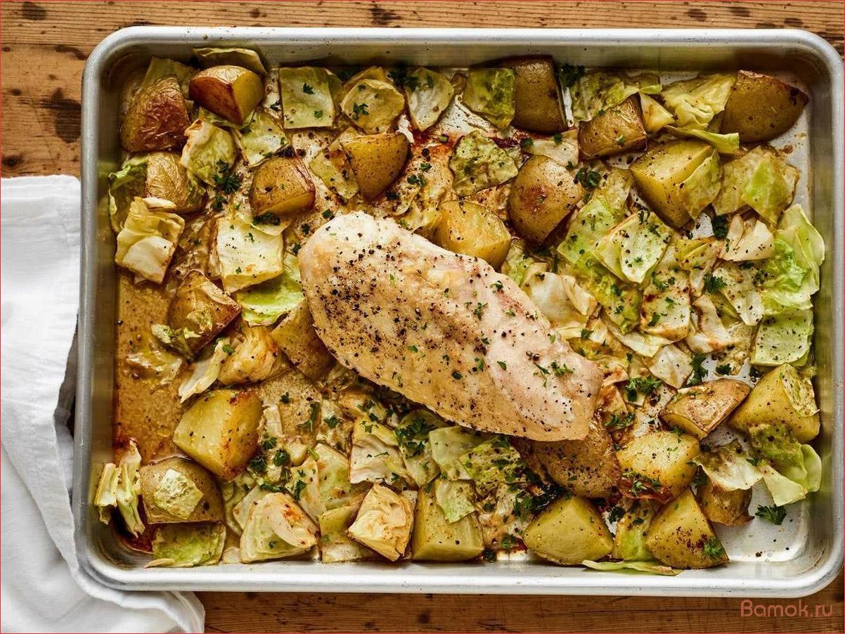 Рецепт приготовления сочного куриного филе, запеченного с ароматным картофелем