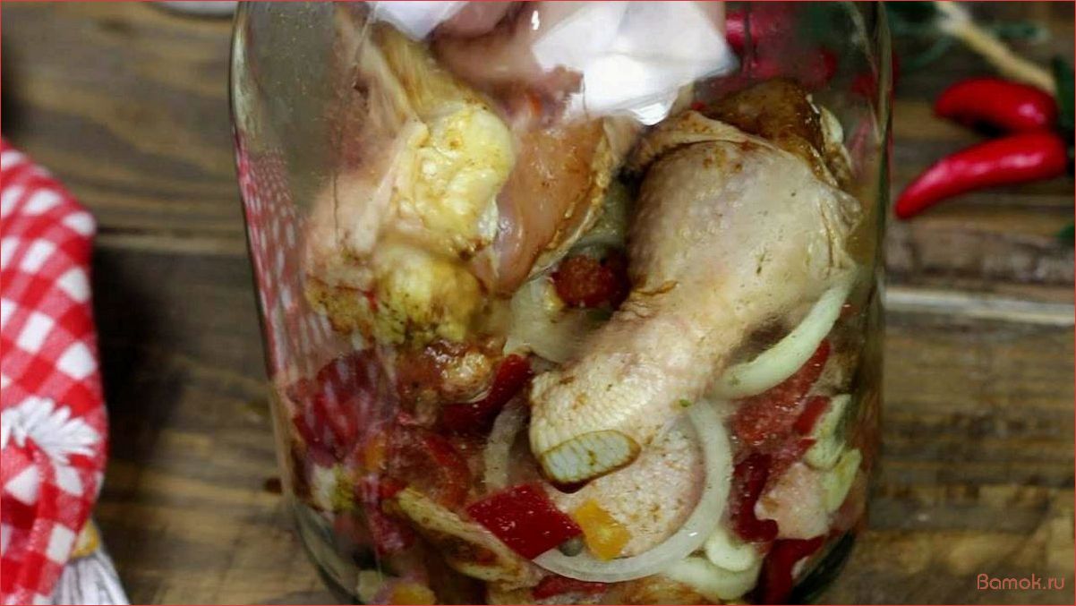 Как приготовить сочную курочку в банке с ароматной картошечкой