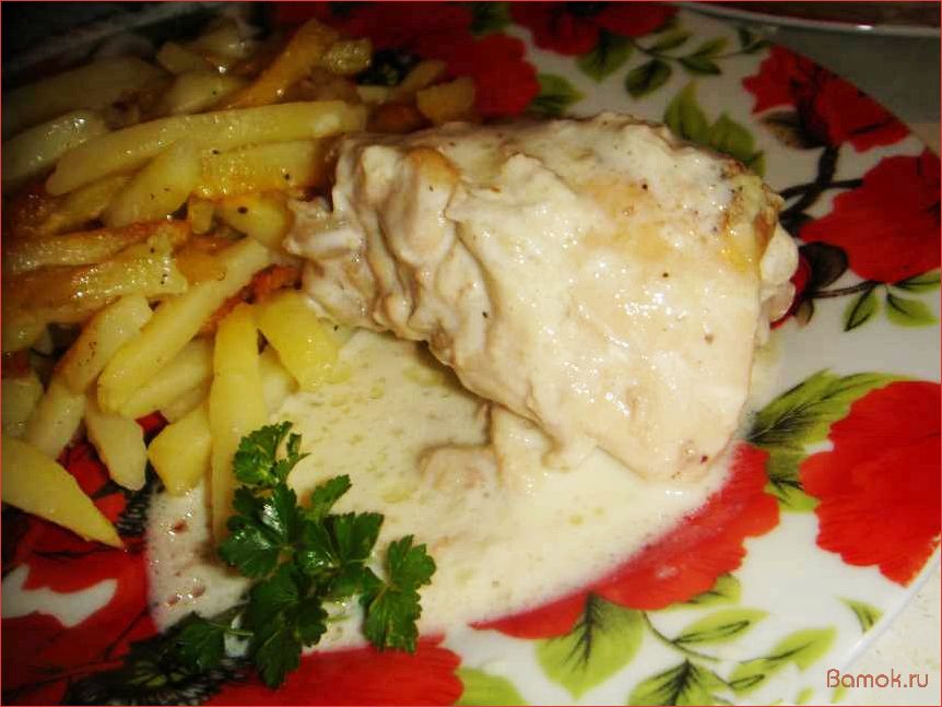 Курица в сырном соусе 