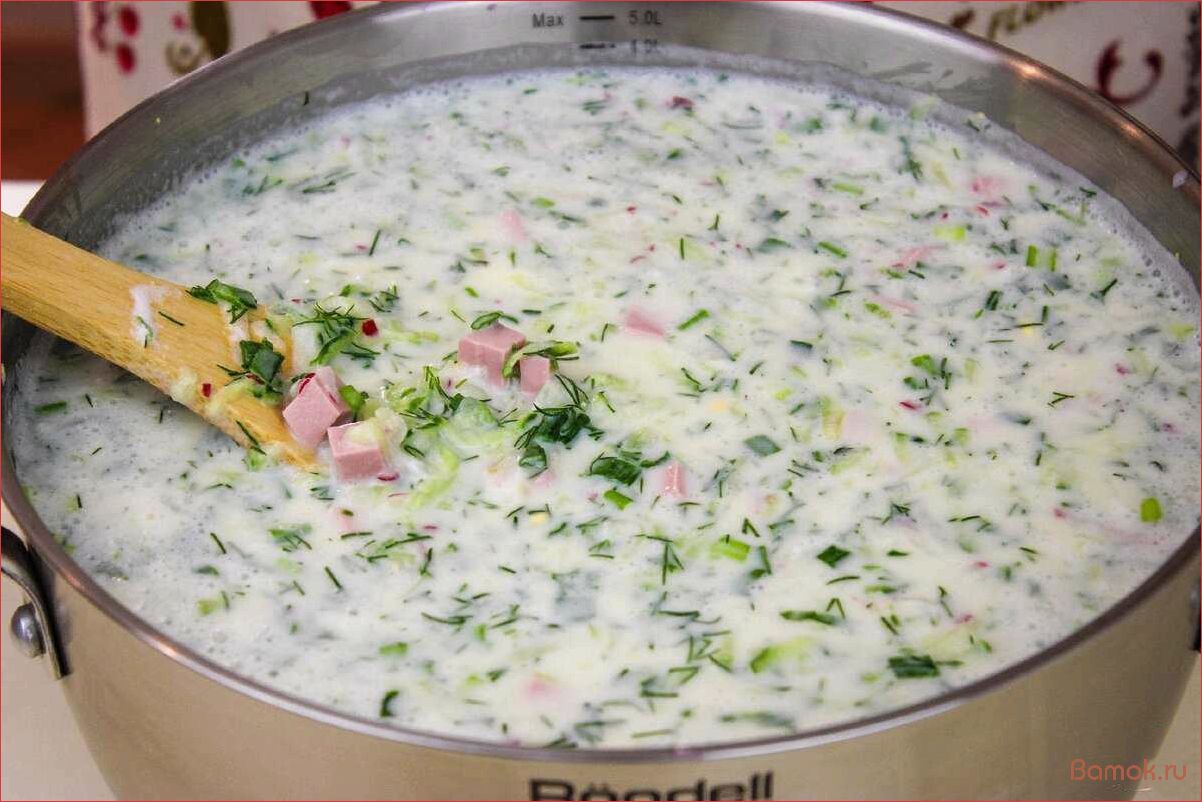 Рецепт приготовления освежающей и полезной окрошки на айране