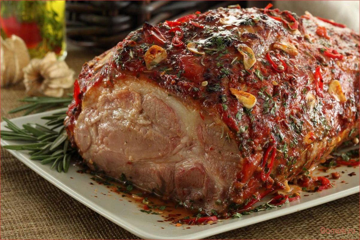 (приготовить, вкуснейшую, свинину, духовке, секреты) Как приготовить вкуснейшую свинину в духовке — секреты выбора, маринадов и идеального запекания