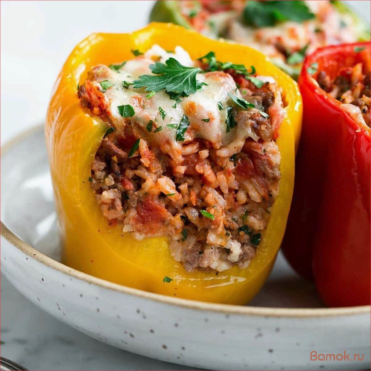 (вкуснейший, рецепт, фаршированного, перца, сочным) Вкуснейший рецепт фаршированного перца с сочным фаршем и ароматным рисом