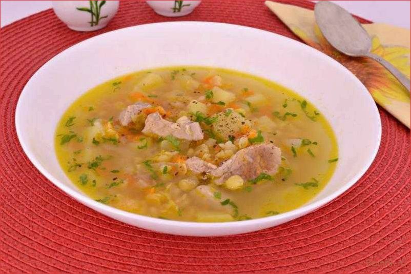 (рецепт, горохового, супа, нежным, мясом) Рецепт горохового супа с нежным мясом и ароматными специями