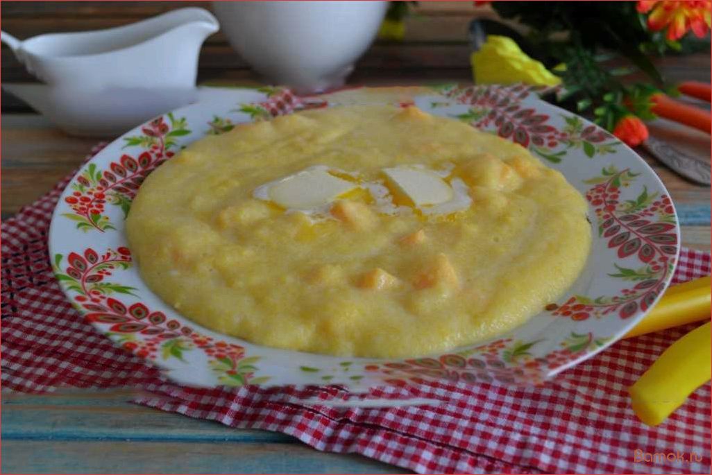 (кукурузная, каша, тыквой, мультиварке, простой) Кукурузная каша с тыквой в мультиварке — простой и вкусный рецепт для всей семьи