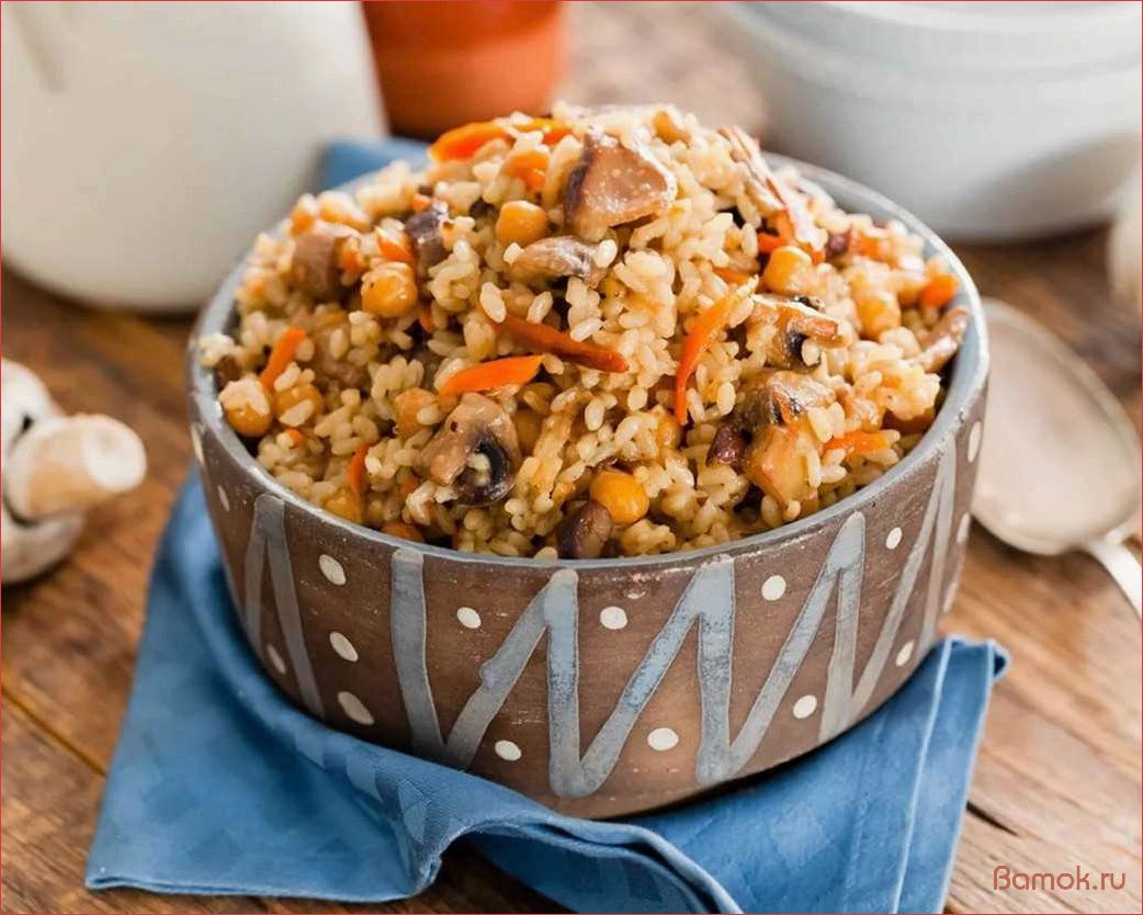 (грибами, оригинальное, вкусное, блюдо, вегетарианцев) Нут с грибами — оригинальное и вкусное блюдо для вегетарианцев и не только
