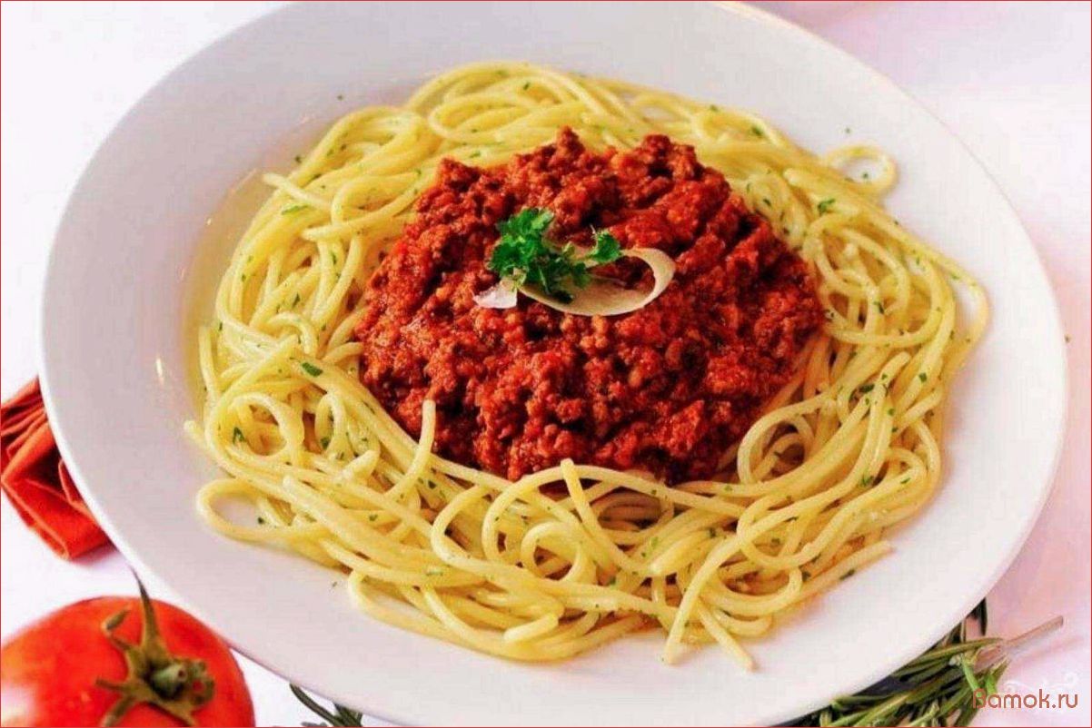 Как приготовить вкусную подливку к спагетти с фаршем — рецепт для настоящих гурманов
