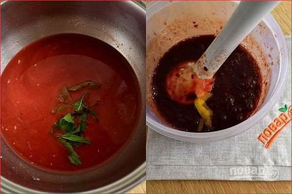 Нежный и ароматный суп из сочной черешни с воздушным мороженым — идеальное сочетание в одном блюде!