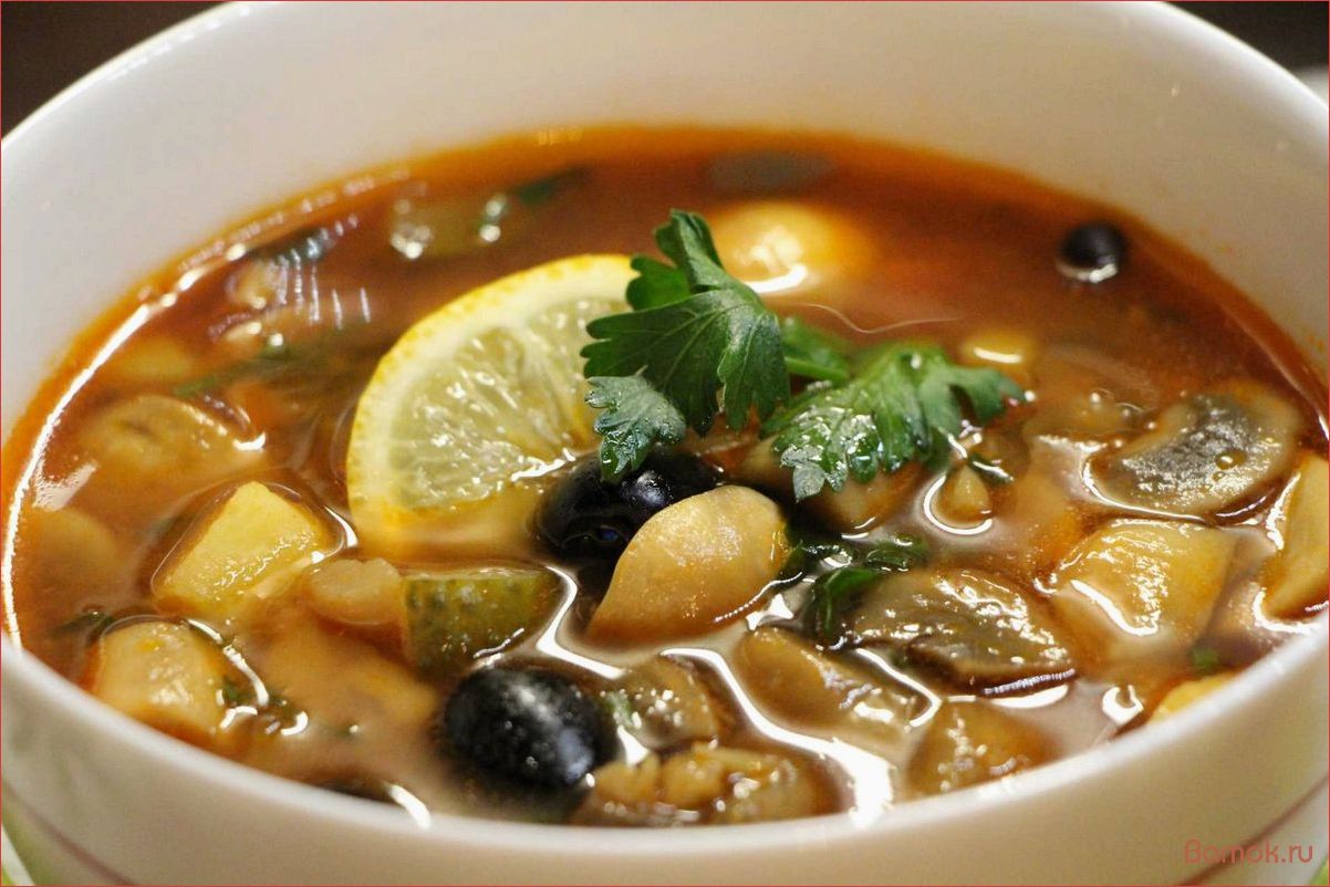 (грибная, солянка, картошкой, вкусный) Грибная солянка с картошкой — самый вкусный рецепт и секреты приготовления