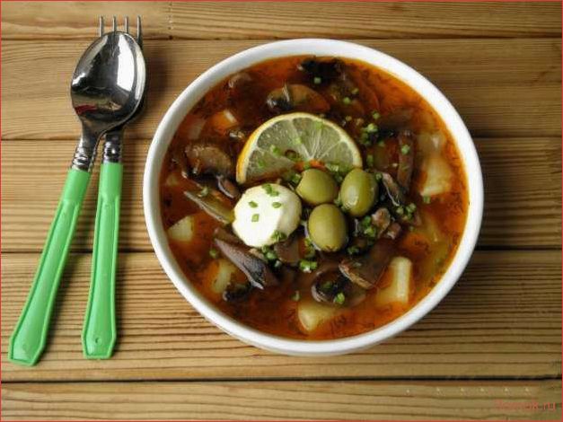 (грибная, солянка, картошкой, вкусный) Грибная солянка с картошкой — самый вкусный рецепт и секреты приготовления