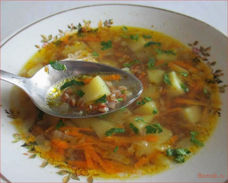 (гречневый, сливочный, идеальное, сочетание, нежности) Гречневый суп