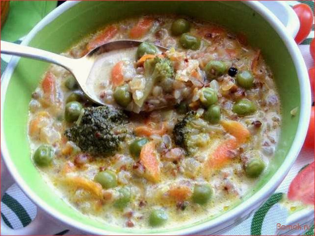 (гречневый, сливочный, идеальное, сочетание, нежности) Гречневый суп