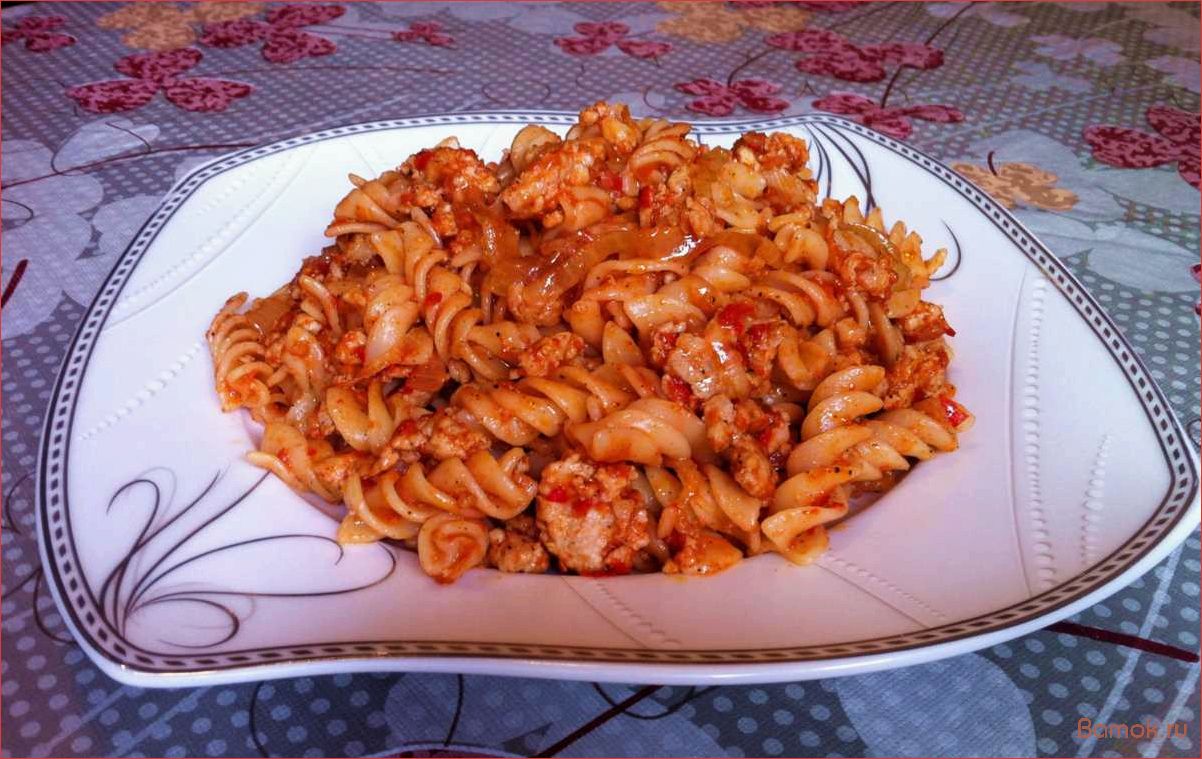 (рецепт, приготовления, аппетитных, макарон, по-флотски) Рецепт приготовления аппетитных макарон по-флотски с томатной пастой — просто, быстро и вкусно!