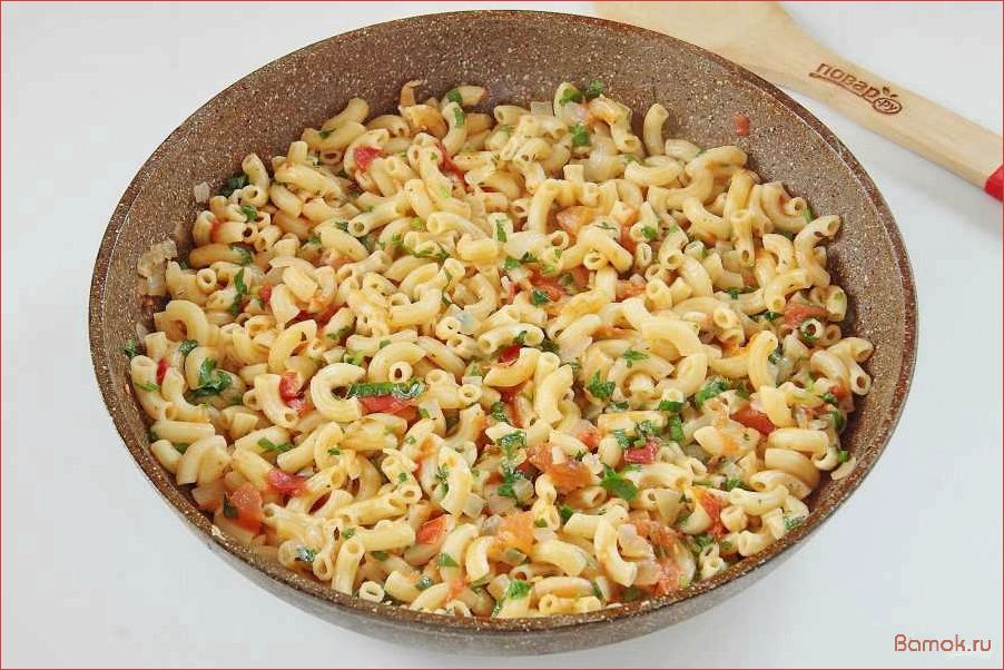 Как приготовить вкусные и сочные макароны, тушеные в сковороде — простой и быстрый рецепт