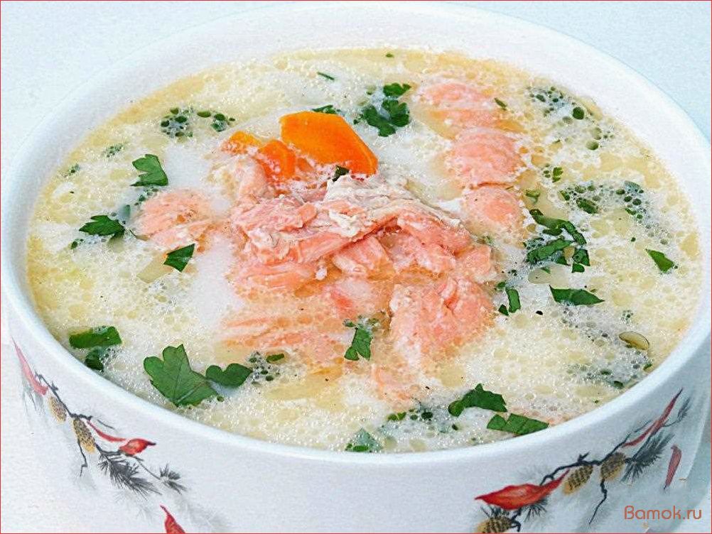 (сливочный, лососем, креветками, рецепт, фото) Сливочный суп с лососем и креветками — рецепт с фото и пошаговым приготовлением