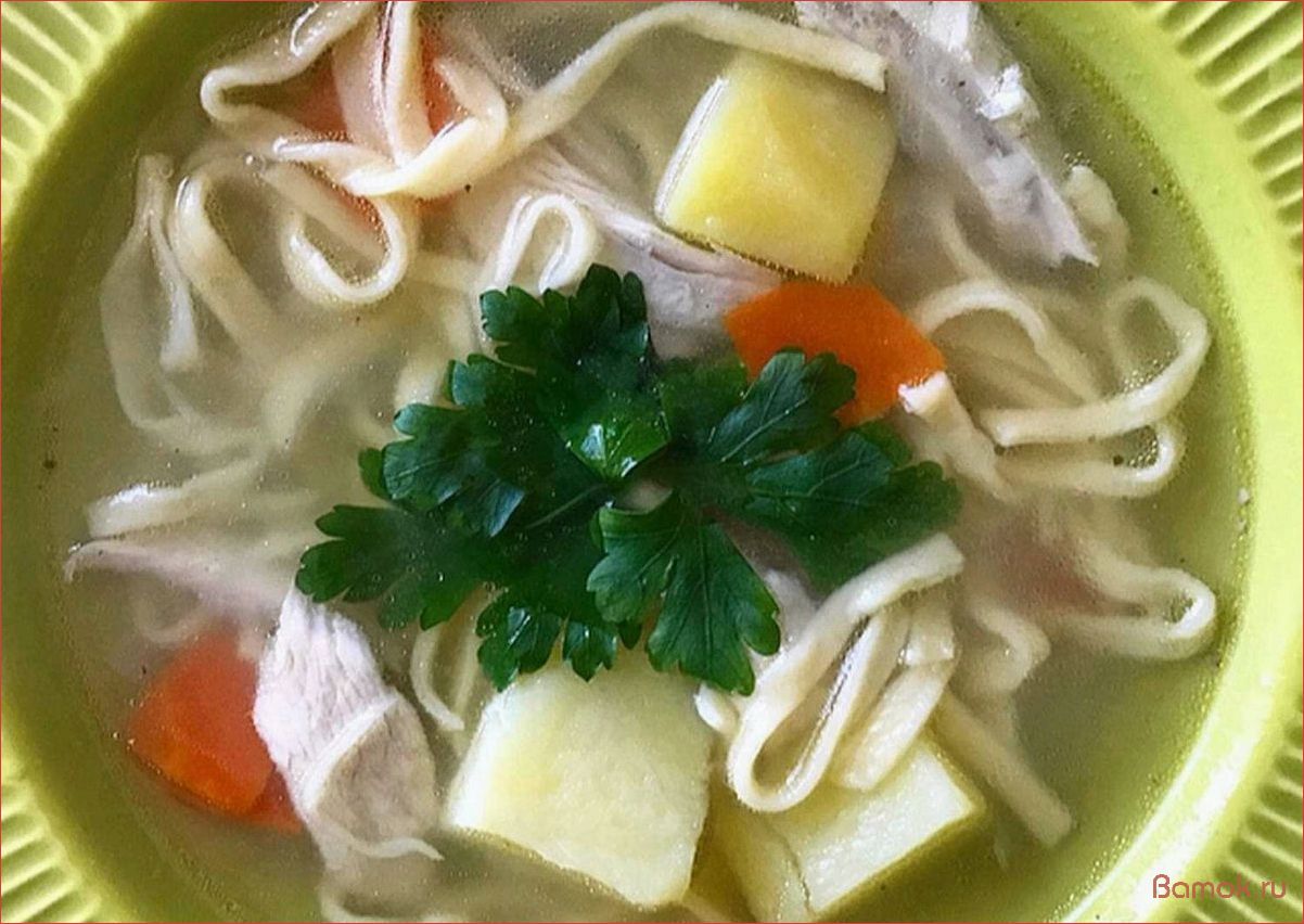 (лапшой, куриными, крылышками, простой, вкусный) Суп с лапшой и куриными крылышками — простой и вкусный рецепт для всей семьи