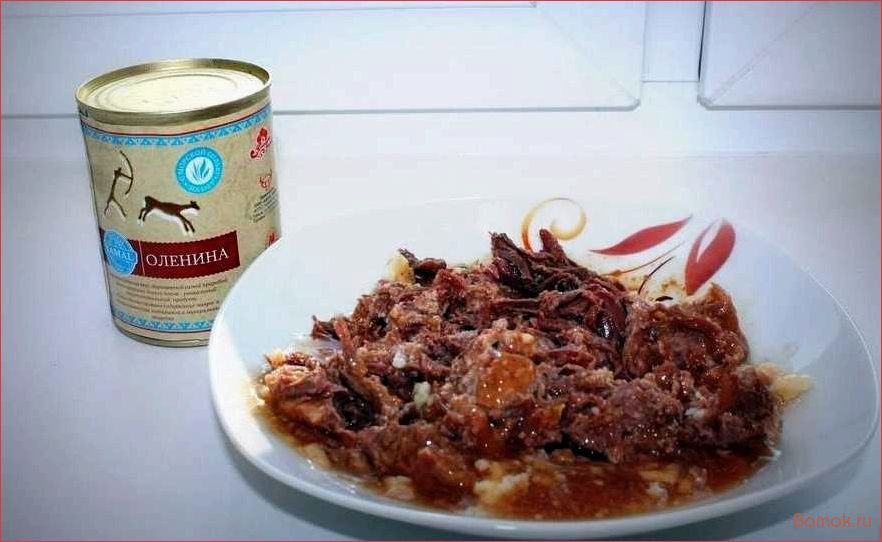 Тушеная оленина — вкусное и полезное блюдо, которое станет настоящим украшением праздничного стола