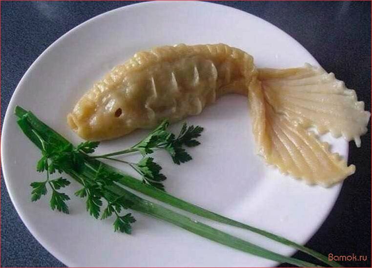 Изящные и вкусные — манты в виде рыбок — новый тренд в кулинарии