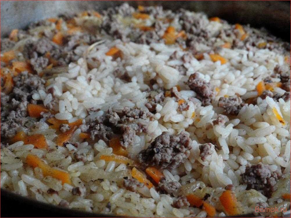 Плов с фаршем — рецепт настоящей узбекской кухни, который покорит вас своим ароматом и вкусом!