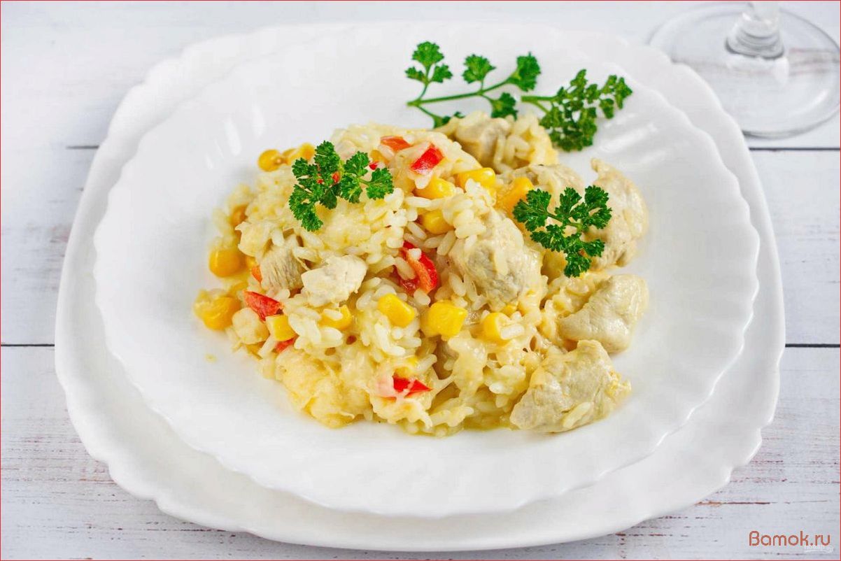 Рецепт вкуснейшего куриного ризотто с нежными кусочками курочки, ароматным рисом и изысканными специями