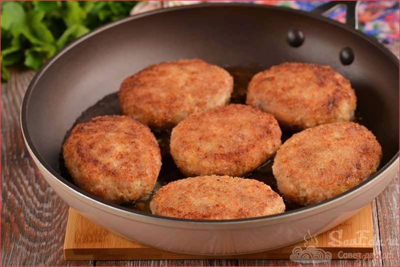 Как приготовить нежные и сочные котлеты из куриного фарша за 30 минут