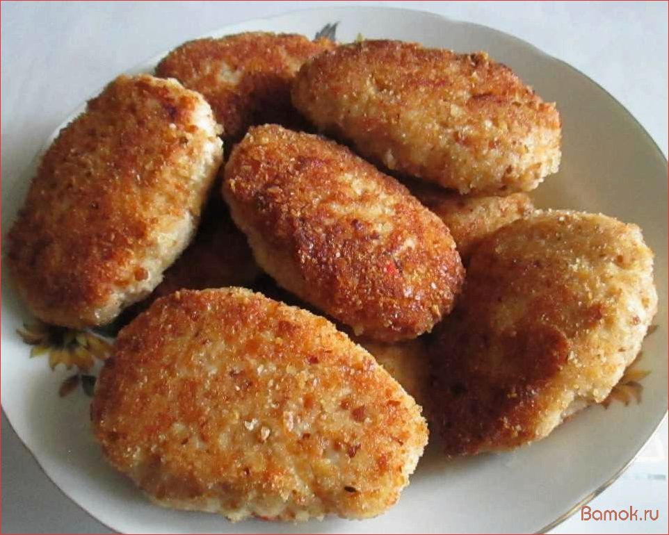 Как приготовить нежные и сочные котлеты из куриного фарша за 30 минут