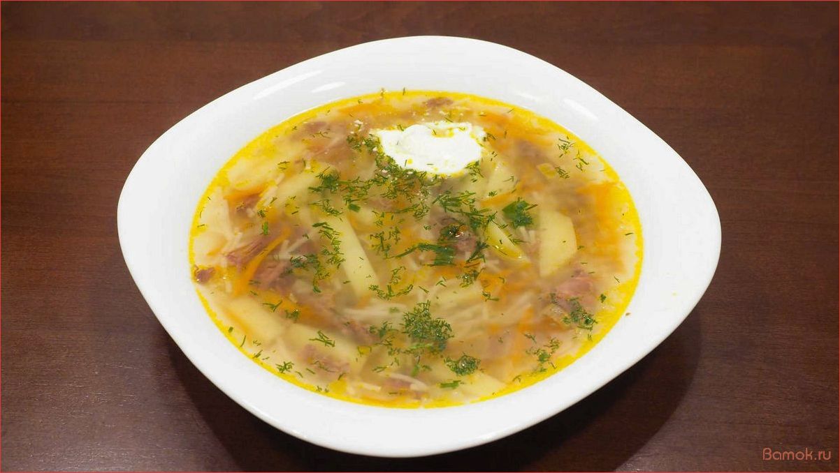 Суп из тушенки — рецепты, преимущества и способы приготовления