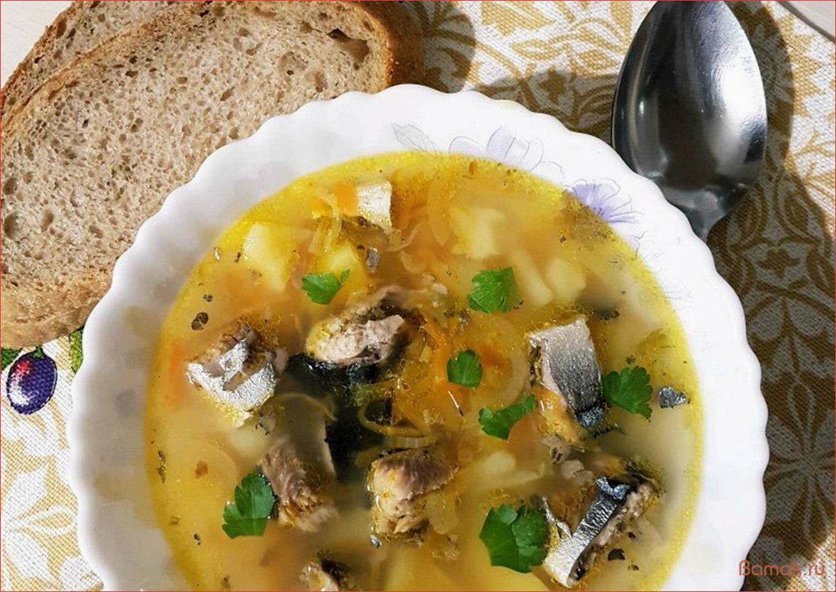 Суп с сайрой — рецепт приготовления и полезные свойства