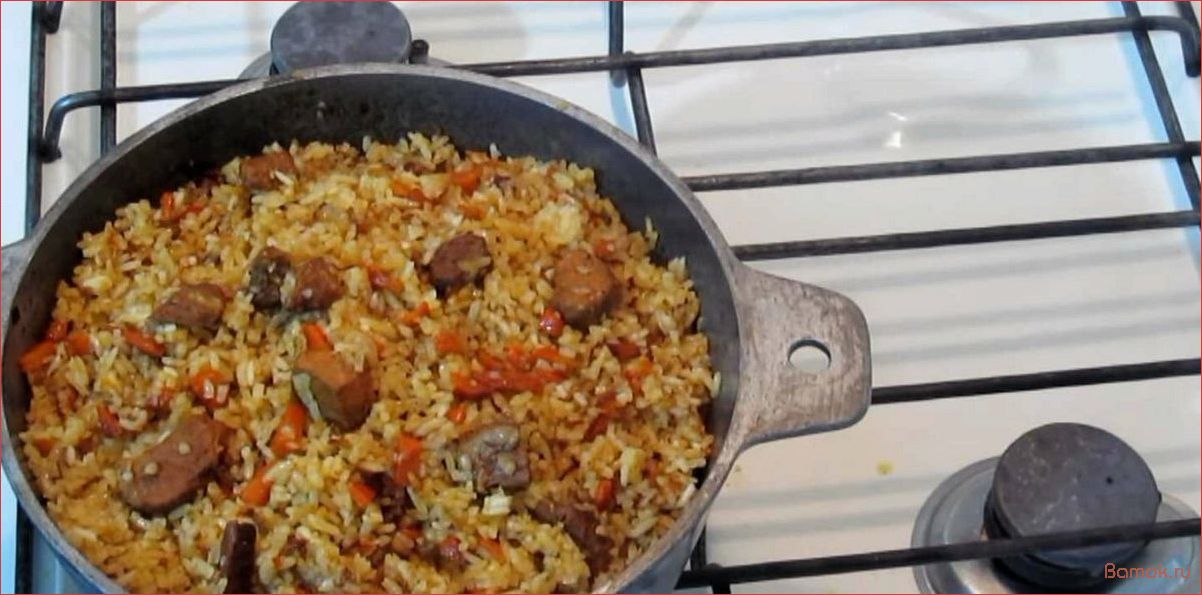 (узбекский, плов, свинины, настоящий, рецепт) Узбекский плов из свинины — настоящий рецепт с секретами приготовления