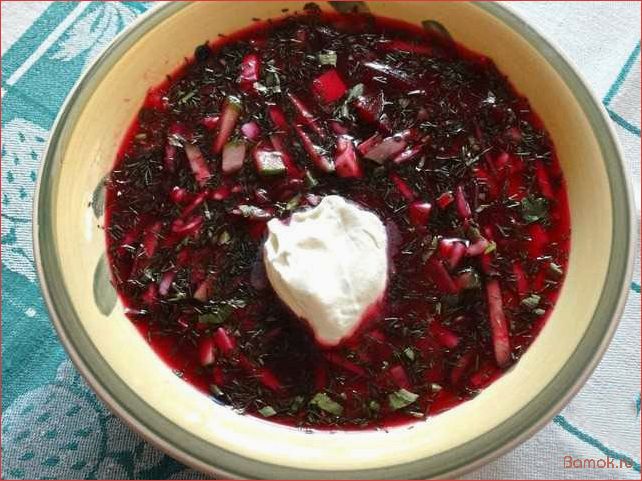 (рецепт, приготовления, освежающего, вкусного, холодного) Рецепт приготовления освежающего и вкусного холодного латышского супа