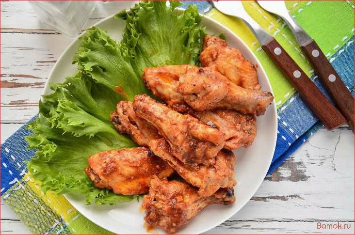 (хрустящие, крылышки, баффало, рецепт, приготовления) Хрустящие крылышки