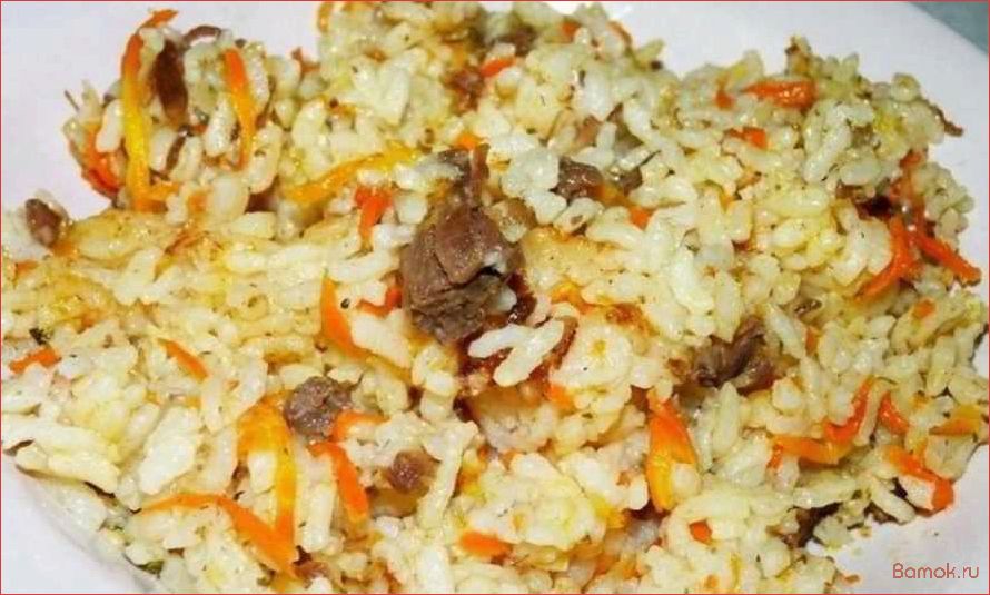 Рис с тушенкой — простой и питательный рецепт