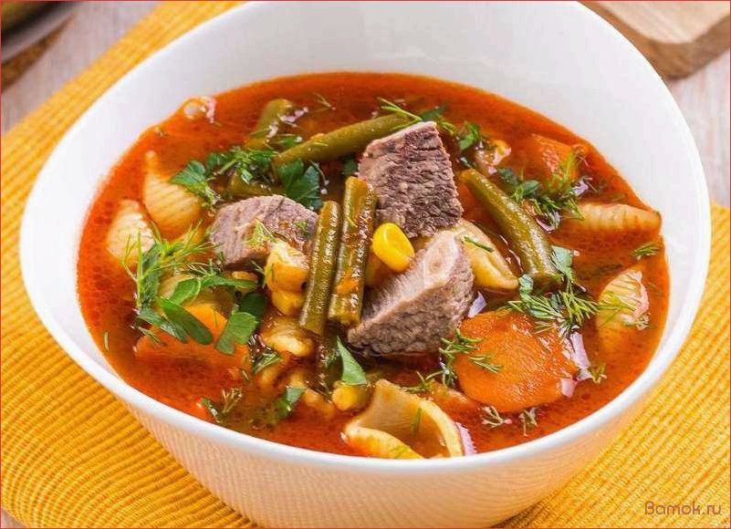 Приготовление вкусного и сытного супа с рожками — легкий рецепт для всей семьи