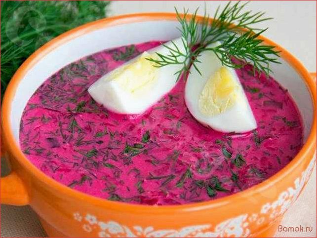 Рецепт приготовления вкусного холодника по-белорусски со свеклой