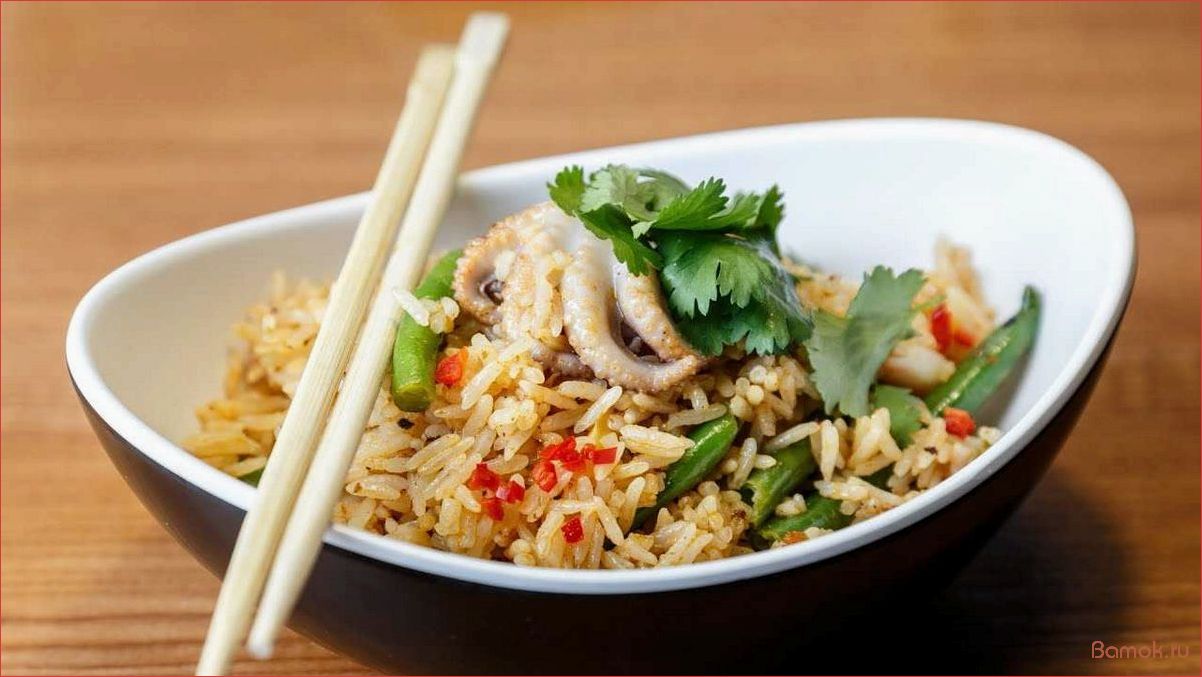 (морепродуктами, по-японски, вкусный, рецепт, ингредиентами) Рис с морепродуктами по-японски — вкусный рецепт с ингредиентами и пошаговой инструкцией