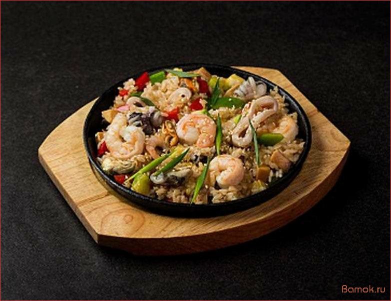 (морепродуктами, по-японски, вкусный, рецепт, ингредиентами) Рис с морепродуктами по-японски — вкусный рецепт с ингредиентами и пошаговой инструкцией