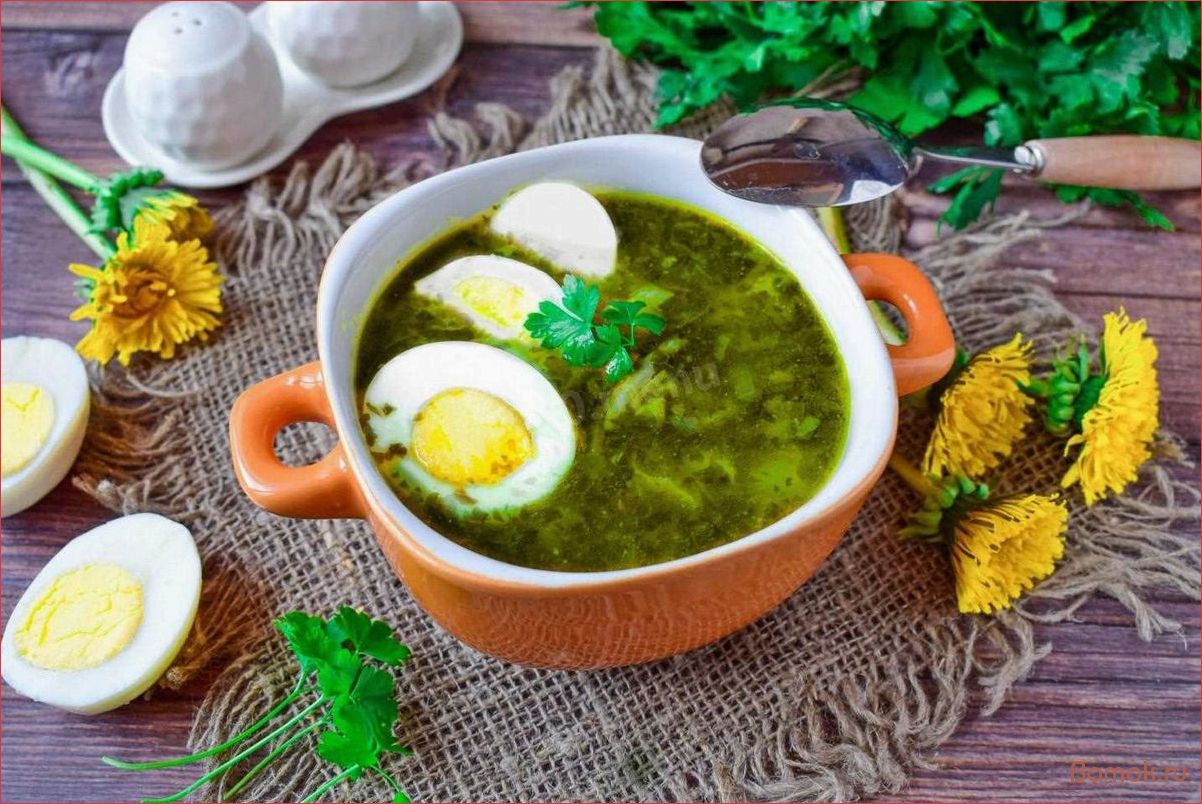 Вкусный и полезный рецепт щавелевого супа с яйцом — простой способ приготовления и особенности подачи